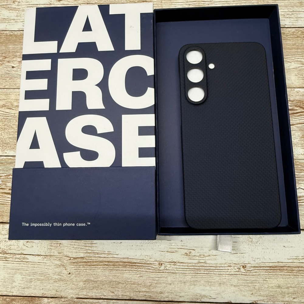 Latercase Willy Blue Phone Case Samsung Galaxy S25 Plus Thin Open Box